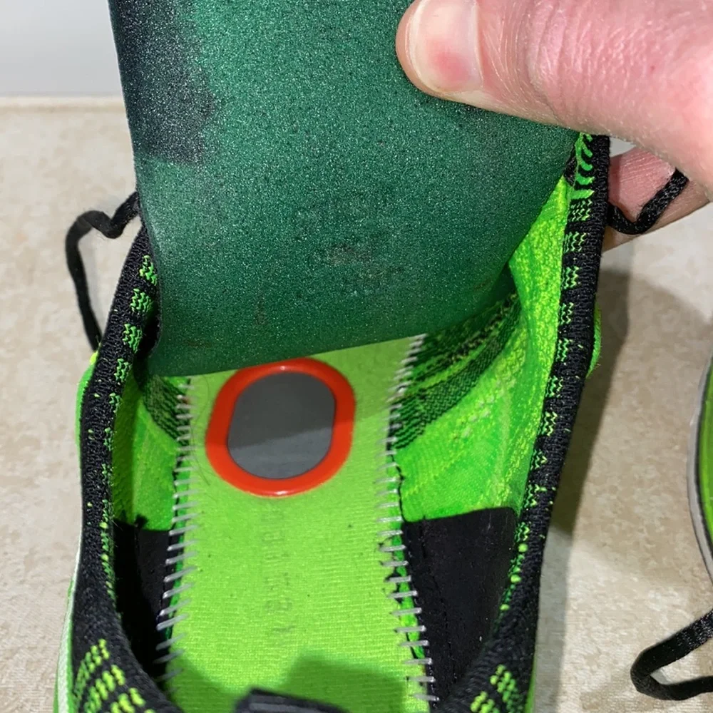 Nike Flyknit Trainer+ Electric Green Sneakers Size 10